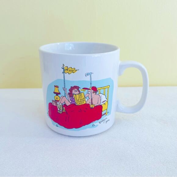 Vtg Golf J. Benton Papel Funny 19th Hole Golf Coffee Mug Cup Novelty Gift - Picture 3 of 6